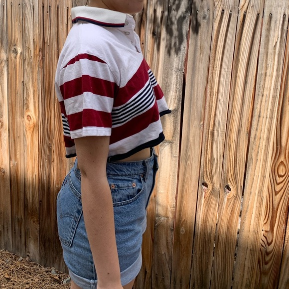 Reworked vintage polo tee brandy Melville inspired - Picture 3 of 3